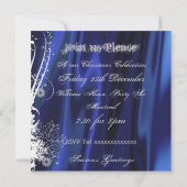 クリスマスボーブルズパーティの招待状 招待状 (裏面)