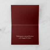 クリスマスボーブルズホリデーカード シーズンカード (内部)