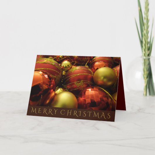 クリスマスボーブルズホリデーカード シーズンカード (正面)