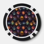 クリスマスボーブルトランプのポーカーチップ ポーカーチップ (裏面)