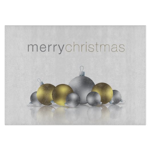 クリスマスボーブル カッティングボード (正面)