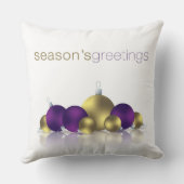 クリスマスボーブル クッション (裏面)