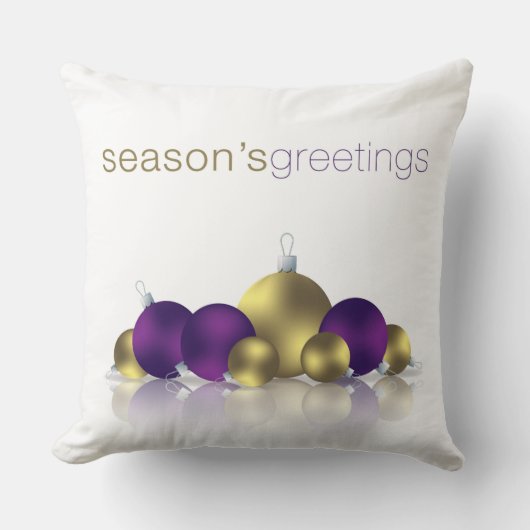 クリスマスボーブル クッション (正面)