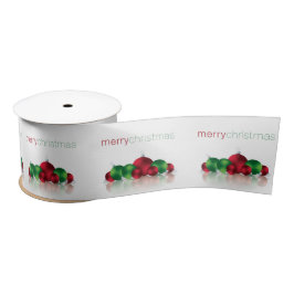 クリスマスボーブル サテンリボン