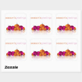 クリスマスボーブル スクエアシール (シート)