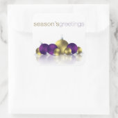 クリスマスボーブル スクエアシール (バッグ)