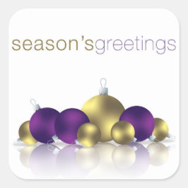 クリスマスボーブル スクエアシール