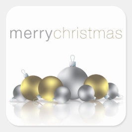 クリスマスボーブル スクエアシール