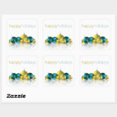 クリスマスボーブル スクエアシール (シート)