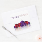 クリスマスボーブル スクエアシール (封筒)