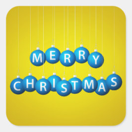 クリスマスボーブル スクエアシール