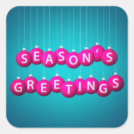 クリスマスボーブル スクエアシール