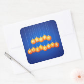 クリスマスボーブル スクエアシール (封筒)