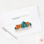 クリスマスボーブル スクエアシール (封筒)