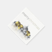 クリスマスボーブル スタンダードカクテルナプキン (角)