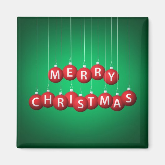 クリスマスボーブル マグネット (正面)