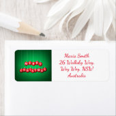 クリスマスボーブル ラベル (インサイチュ)