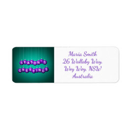 クリスマスボーブル ラベル