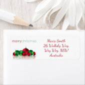 クリスマスボーブル ラベル (インサイチュ)