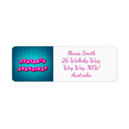 クリスマスボーブル ラベル