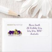 クリスマスボーブル ラベル (インサイチュ)