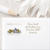 クリスマスボーブル ラベル (インサイチュ)