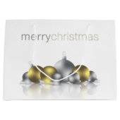 クリスマスボーブル ラージペーパーバッグ (正面)