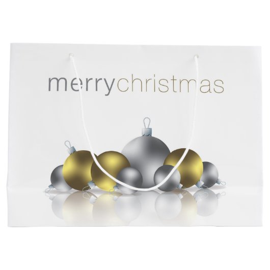 クリスマスボーブル ラージペーパーバッグ (裏面)