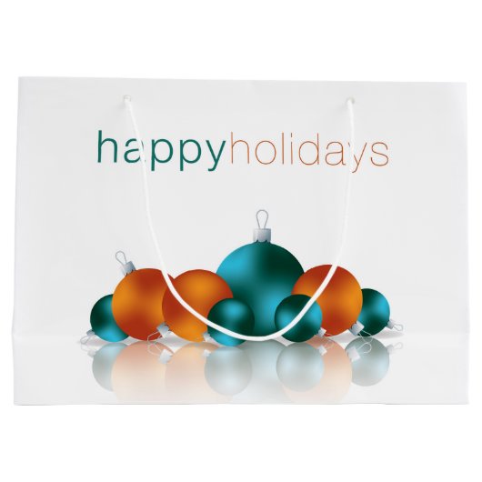 クリスマスボーブル ラージペーパーバッグ (裏面)