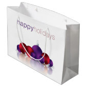 クリスマスボーブル ラージペーパーバッグ (裏面アングル)