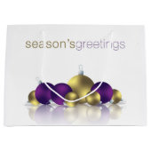 クリスマスボーブル ラージペーパーバッグ (正面)