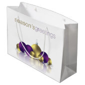 クリスマスボーブル ラージペーパーバッグ (裏面アングル)