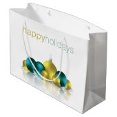 クリスマスボーブル ラージペーパーバッグ (裏面アングル)