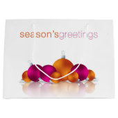 クリスマスボーブル ラージペーパーバッグ (正面)