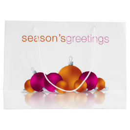 クリスマスボーブル ラージペーパーバッグ