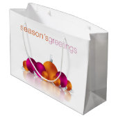 クリスマスボーブル ラージペーパーバッグ (裏面アングル)