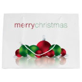 クリスマスボーブル ラージペーパーバッグ (正面)