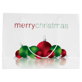クリスマスボーブル ラージペーパーバッグ
