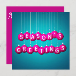 クリスマスボーブル 招待状