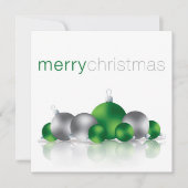 クリスマスボーブル 招待状 (正面)