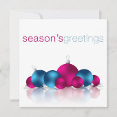 クリスマスボーブル 招待状 (正面)