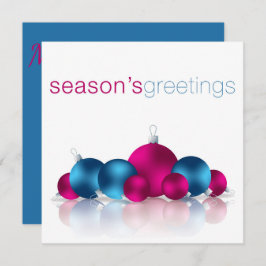 クリスマスボーブル 招待状