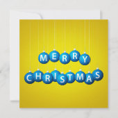 クリスマスボーブル 招待状 (正面)