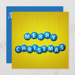 クリスマスボーブル 招待状