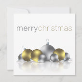 クリスマスボーブル 招待状 (正面)