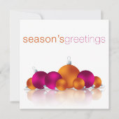 クリスマスボーブル 招待状 (正面)