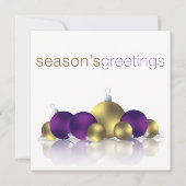 クリスマスボーブル 招待状 (正面)