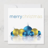 クリスマスボーブル 招待状 (正面)