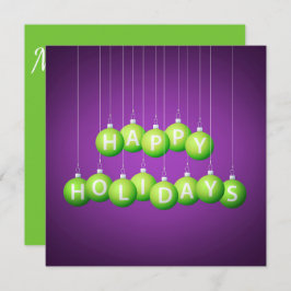 クリスマスボーブル 招待状