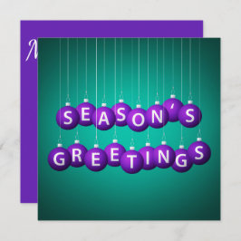 クリスマスボーブル 招待状